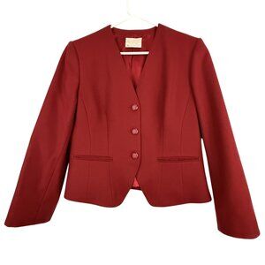 Vintage Pendleton Blazer Womens 10 Wool Button Front Lined Jacket Made USA 70s